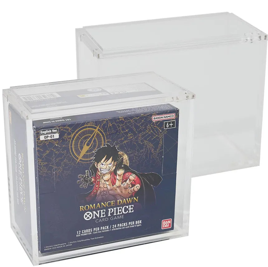 one piece white booster box One Piece OP-01 White & OP-03 Box Acrylic Case