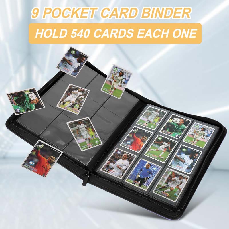 Premium Trading Card Binder – Zip-Up Collector Album