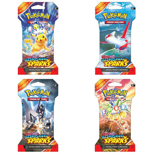 Pokémon TCG Surging Sparks Single Blister Pack - Authentic Trading Cards