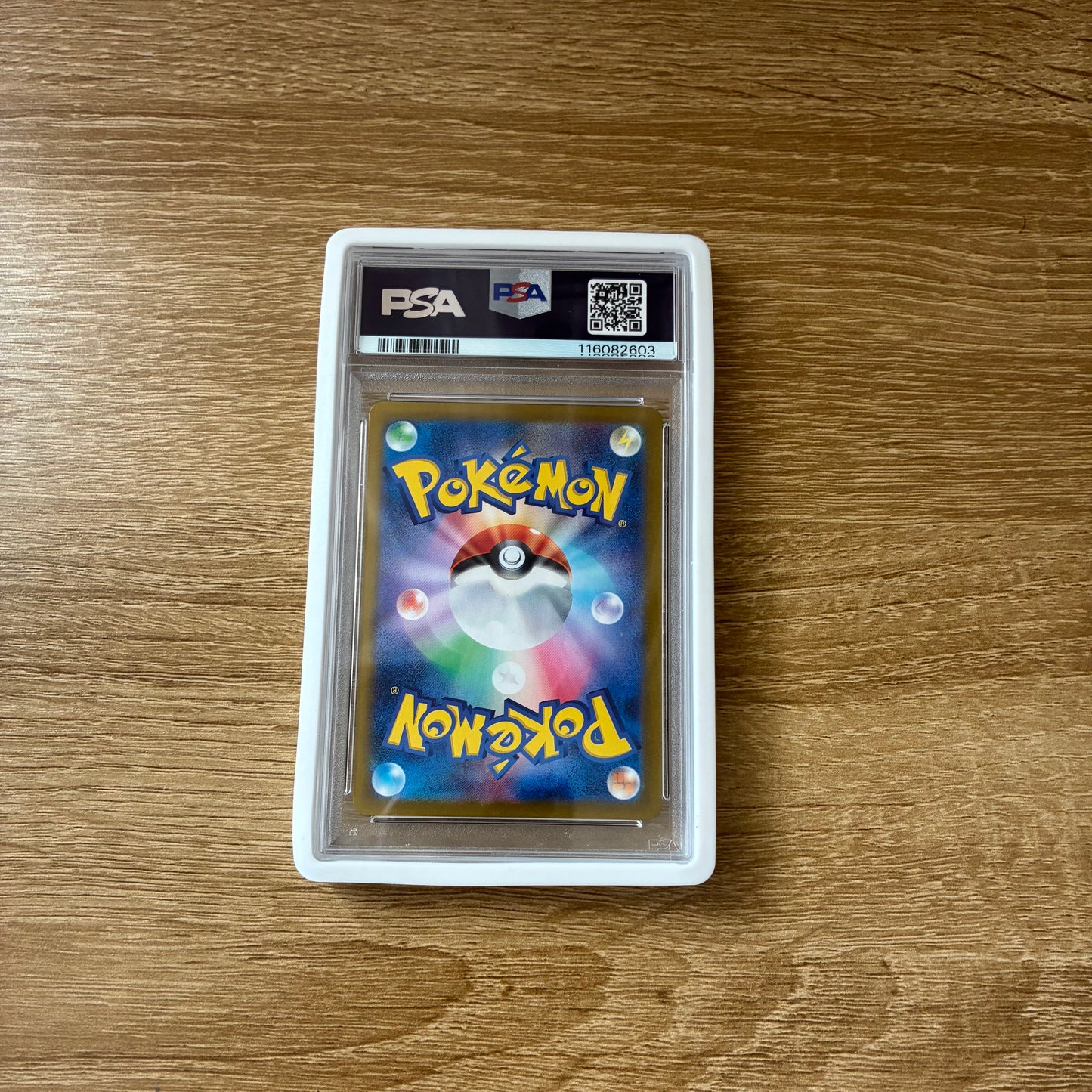 PSA Graded Card Bumper Cloudy White