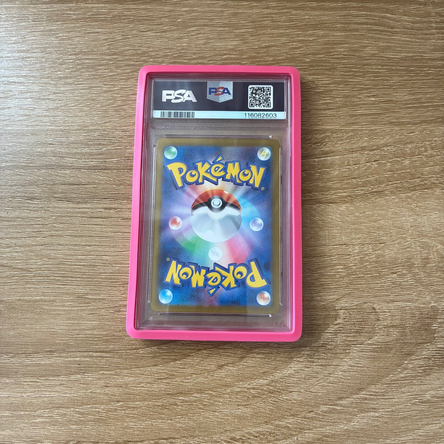 PSA Graded Card Bumper Bubble Gum Pink