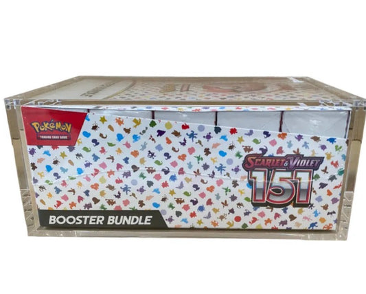 Pokémon Booster Bundle Display Acrylic Case sealed-product display accessory at GB Toys Australia