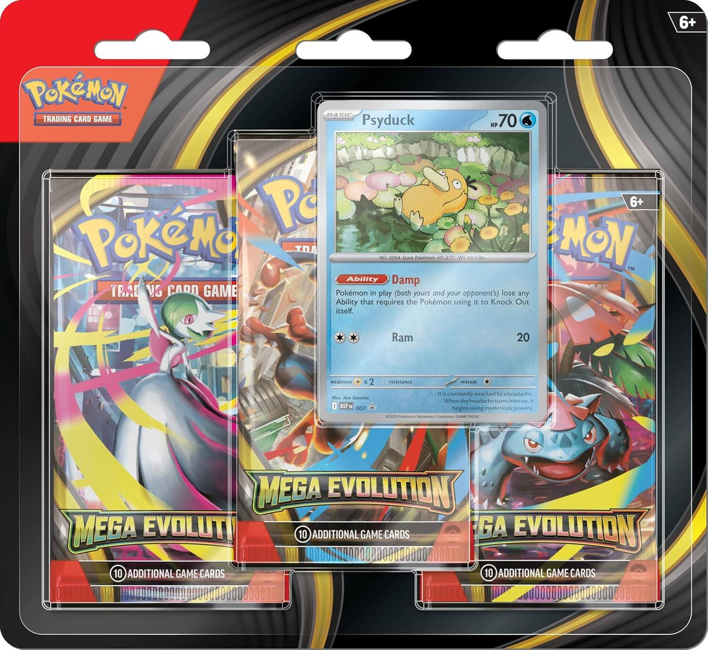 Mega Evolutions Psyduck 3 Pack