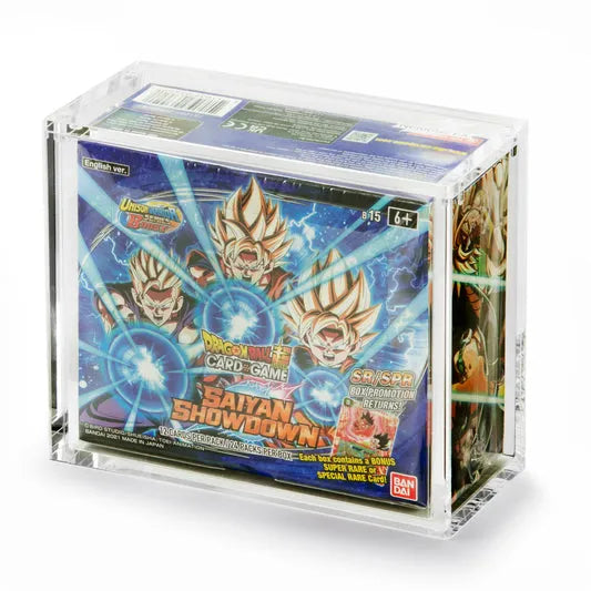 dragon ball super booster box acrylic case Colour:Transparent (Fully) Sub Type_Spellcaster Can the Tailor of