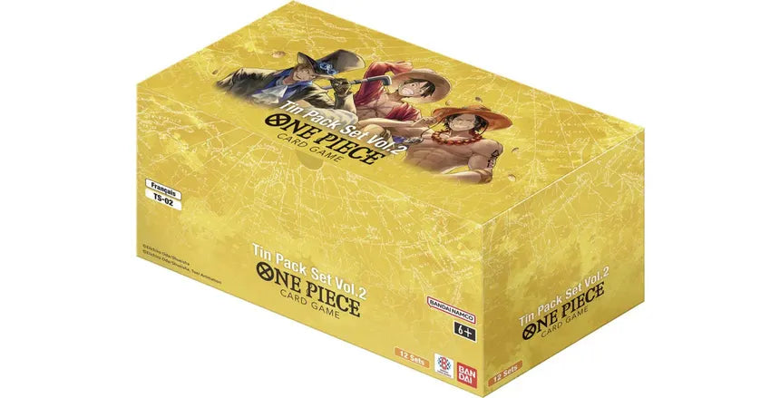One Piece Card Game: Tin Pack Set – Vol. 2 [TS-02] Display Case – GB Toys