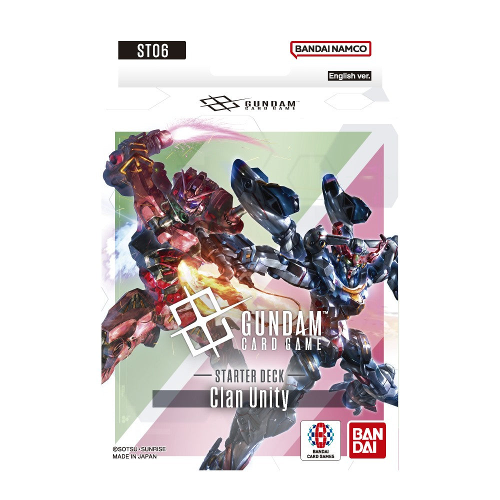 Gundam Card Game Clan Unity ST06 Starter Deck Display