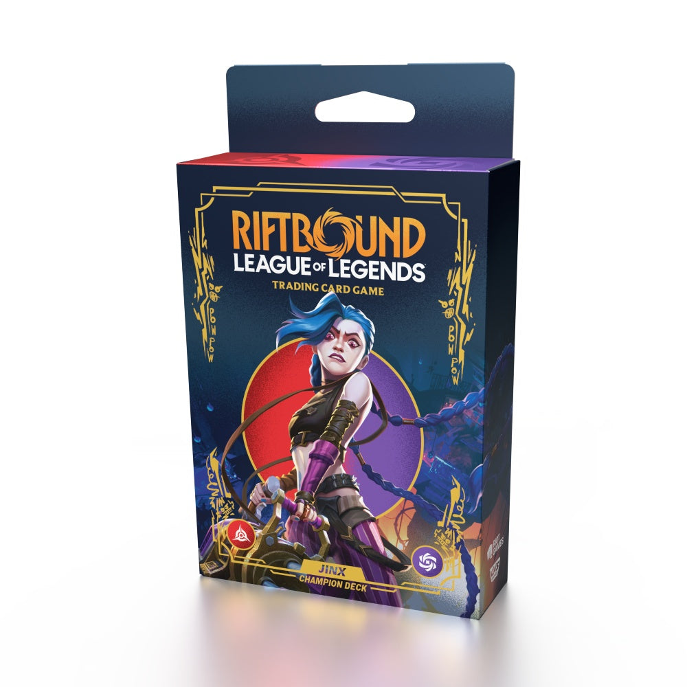 Riftbound: Jinx Champion Deck Display – League of Legends TCG Origins - GB Toys
