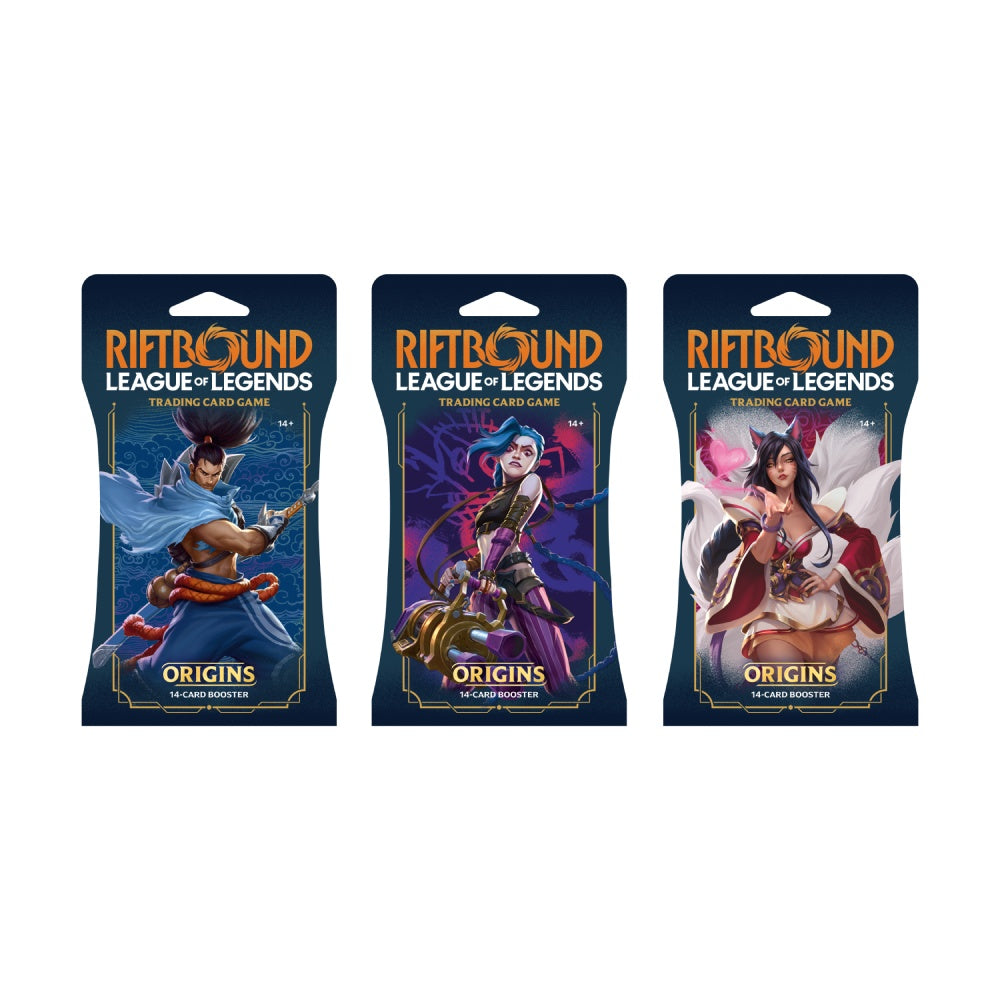 Riftbound Origins Sleeved Booster Pack - League of Legends TCG - GB Toys