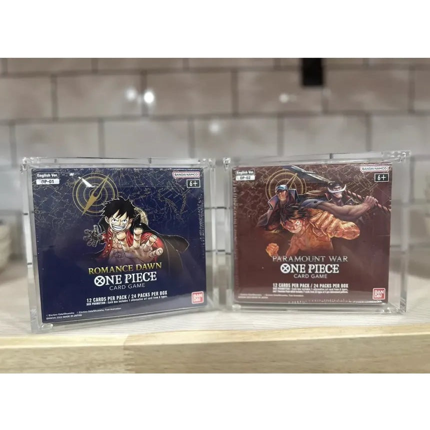 One Piece (Blue Bottom) & OP-02 OP-01 Booster Box