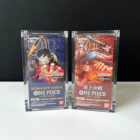 mtg godzilla series cards Japanese One Piece Booster Box Acrylic Case