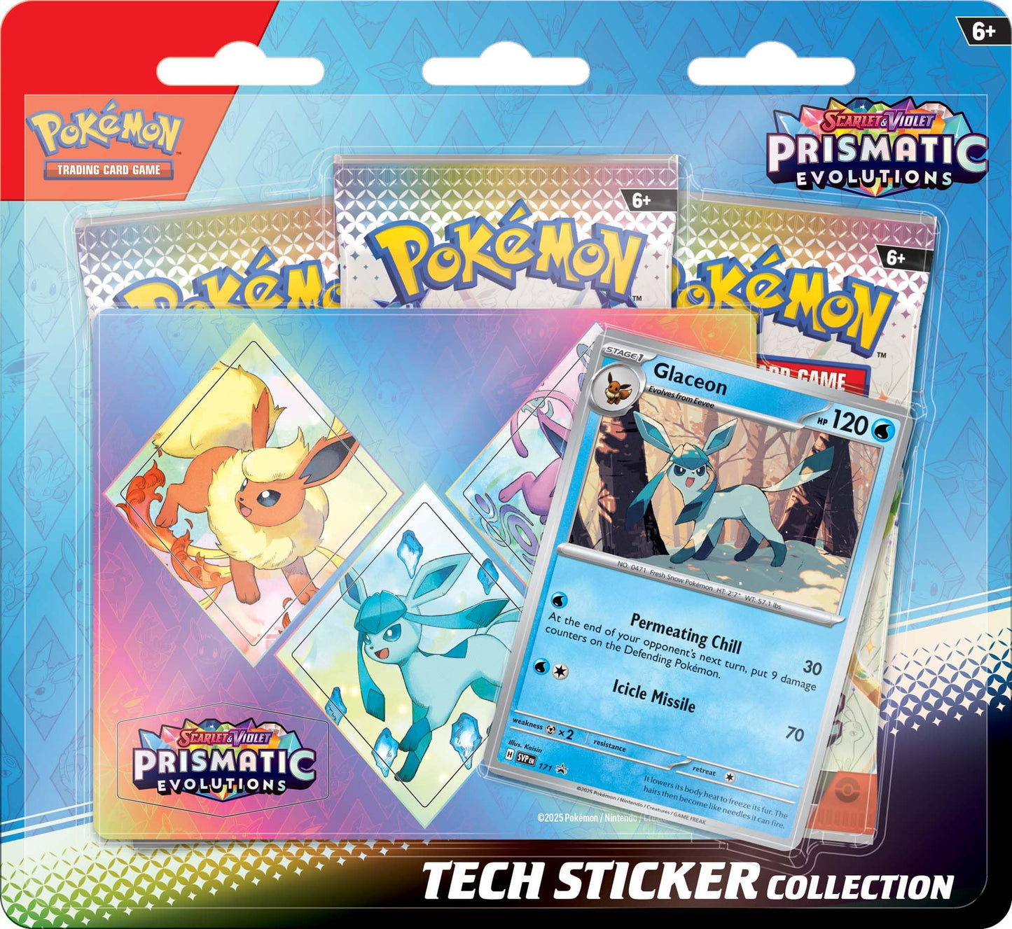 Prismatic Evolutions Sticker Collection
