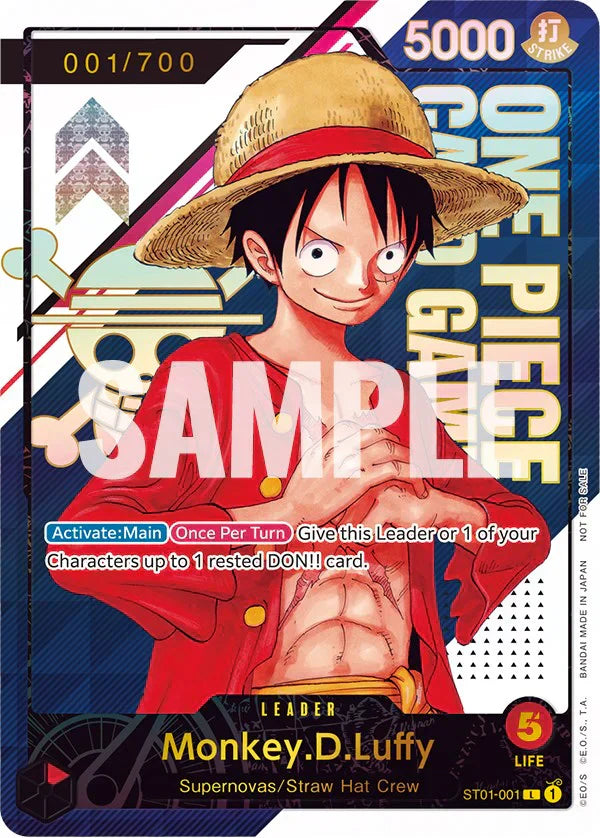 What are the 10 Most Expensive One Piece Trading Cards featuring Monkey D. Luffy from One Piece Cards.
