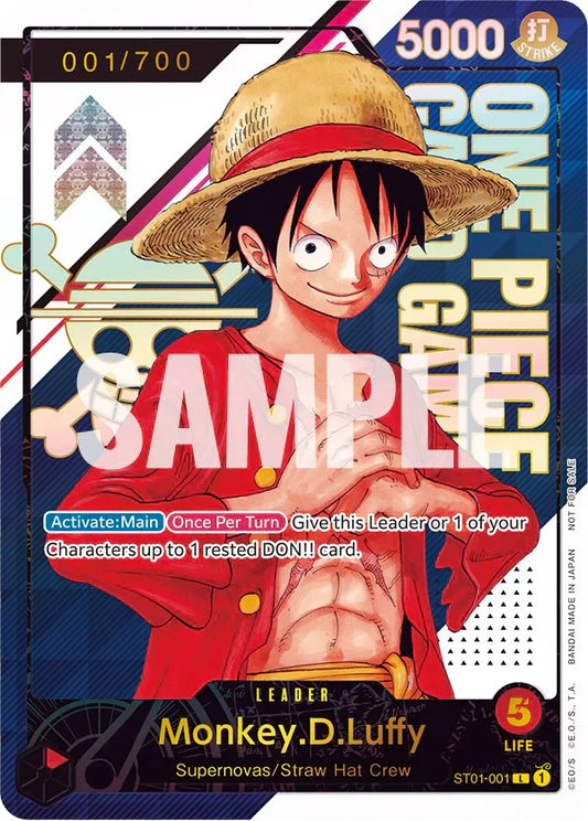What are the 10 Most Expensive One Piece Trading Cards featuring Monkey D. Luffy from One Piece Cards.