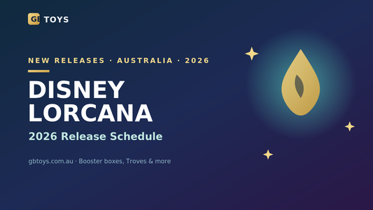Disney Lorcana 2026 release schedule for Australia, from GB Toys