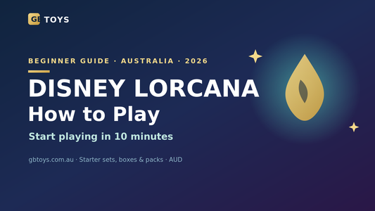Disney Lorcana how to play beginner guide for Australia, from GB Toys
