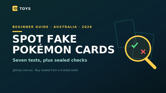 How to spot fake Pokemon cards and sealed product in Australia, from GB Toys