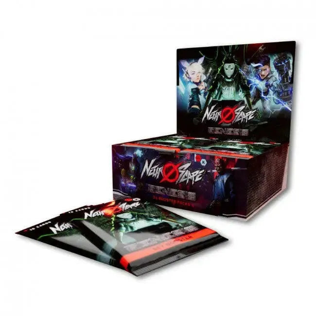 Neuroscape Cyberpunk TCG Genesis Booster Box at GB Toys Australia