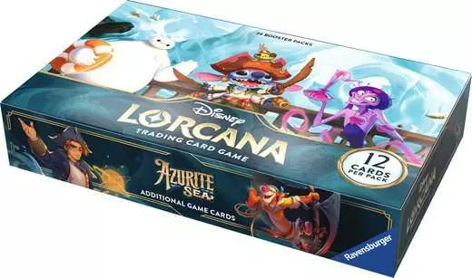 Disney Lorcana Azurite Sea Booster Box (24 Packs)