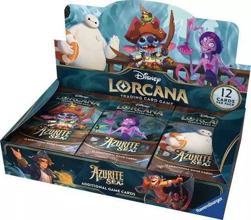 Disney Lorcana Azurite Sea Booster Box (24 Packs)