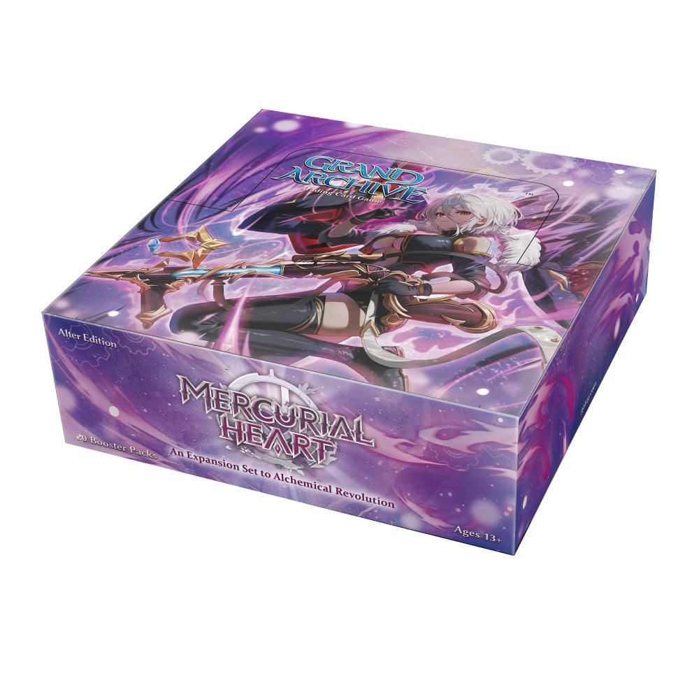 Grand Archive TCG: Mercurial Heart – Booster Box – Alter Edition - GB Toys 