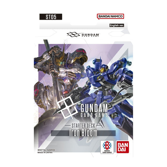 Gundam Card Game Iron Bloom ST05 Starter Deck Display