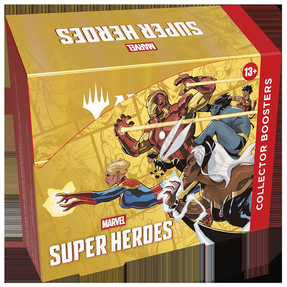 Magic: The Gathering Marvel Super Heroes Collector Booster Box sealed product at GB Toys Australia