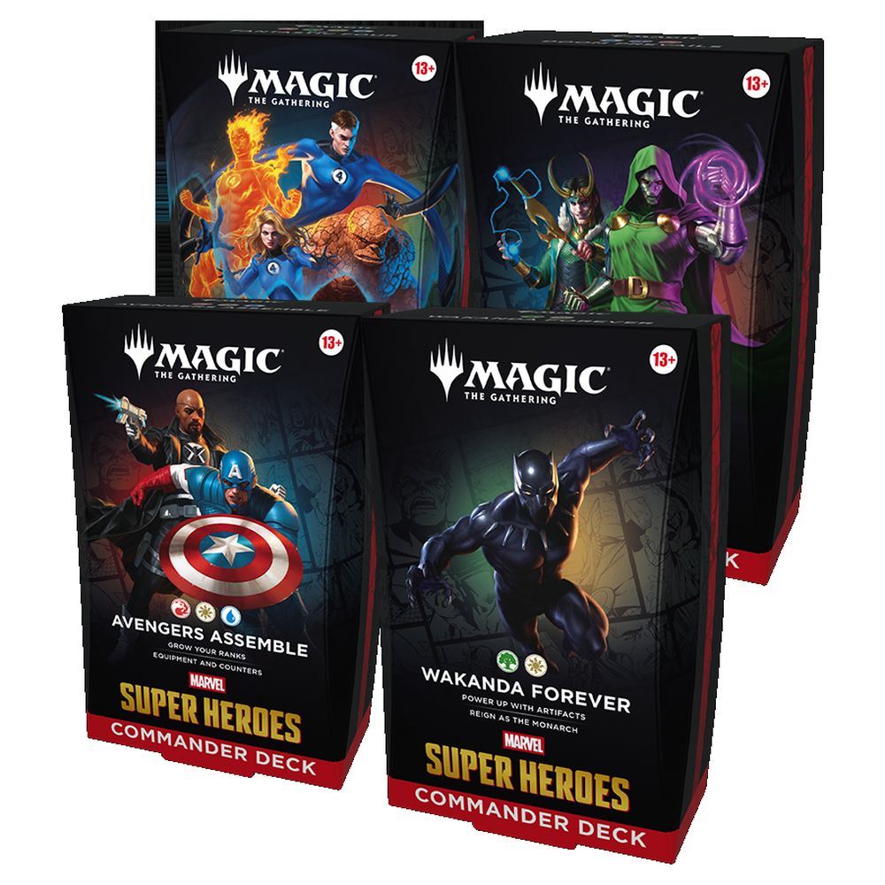 Magic: The Gathering Marvel Super Heroes Commander Deck sealed product at GB Toys Australia