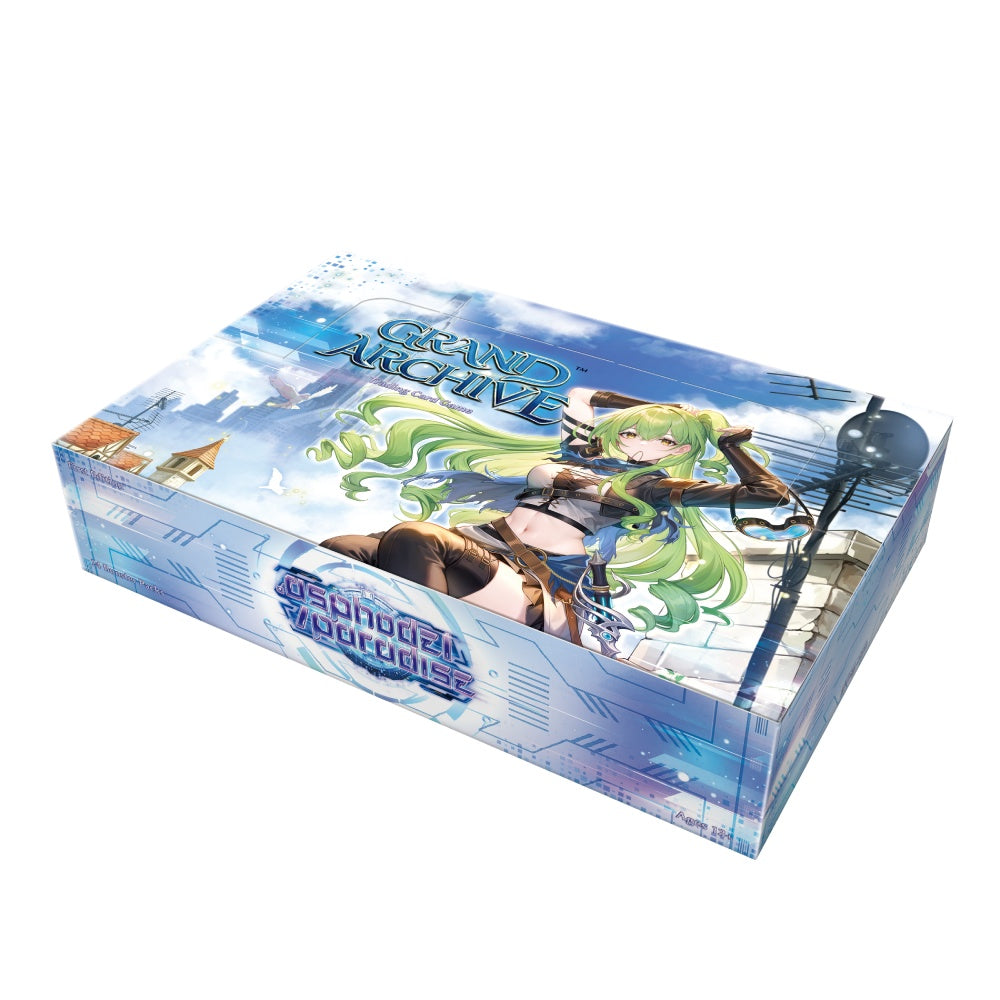 Grand Archive TCG .asphodel/paradise Booster Display (1st Edition) sealed product at GB Toys Australia