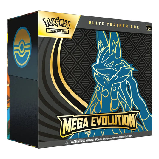 Pokemon TCG: Mega Evolution Elite Trainer Box (Lucario) - GB Toys 