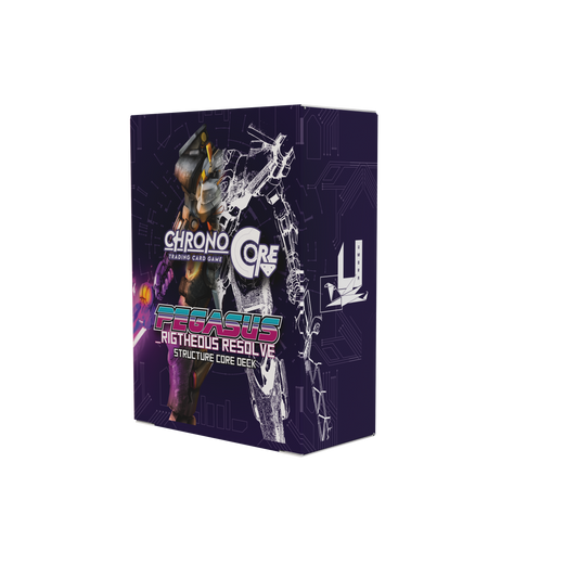 Chrono Core Structure Deck 02 Pegasus preconstructed 82-card deck featuring pilot Etienne Wasu