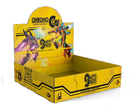 Chrono Core War of the Nine Realms sealed booster box display