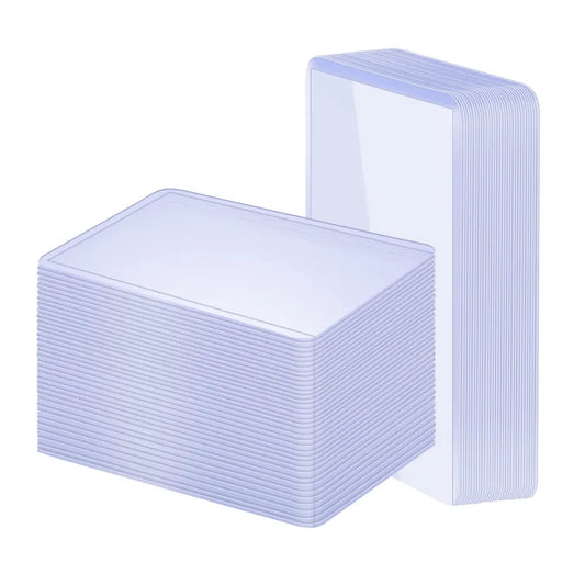 25 Pack of 3"x4" Top loaders for Cards - 35pt Premium Hard Plastic Card Protectors