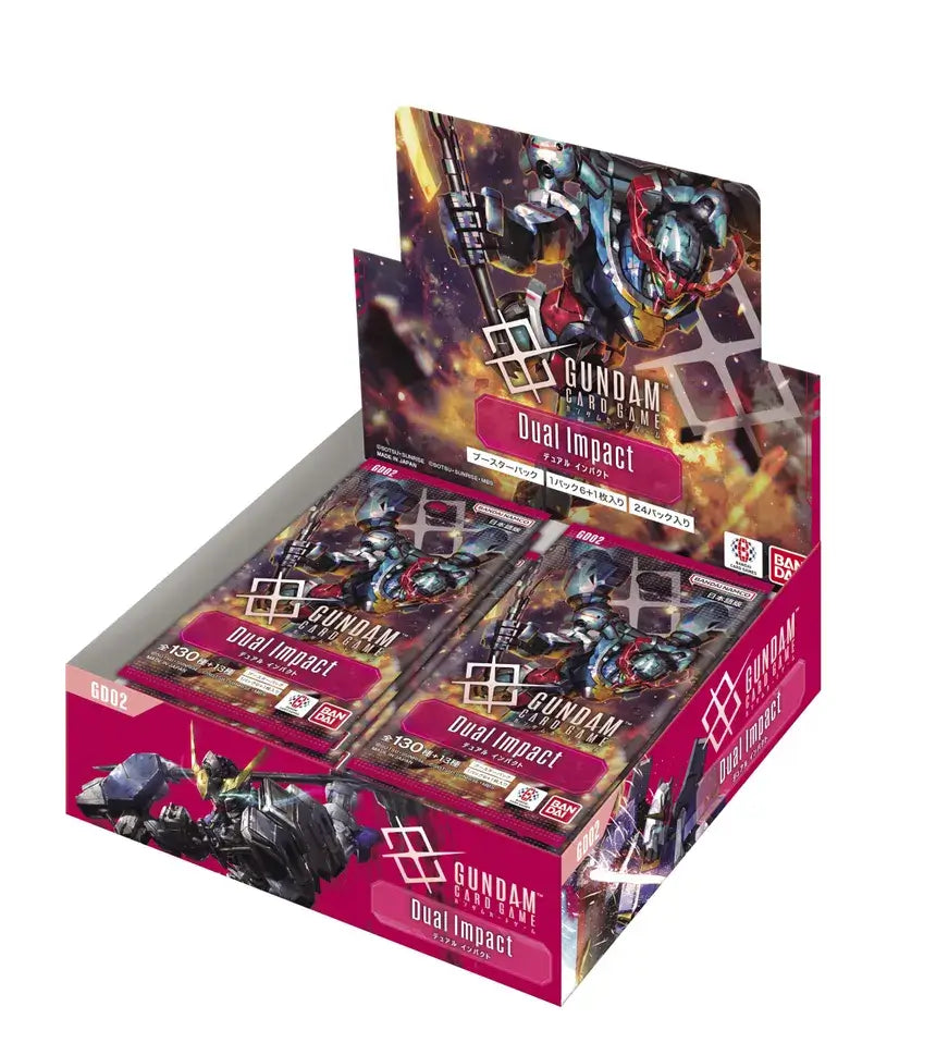 Gundam Card Game Dual Impact [GD02] Booster Box (Japanese) sealed product at GB Toys Australia
