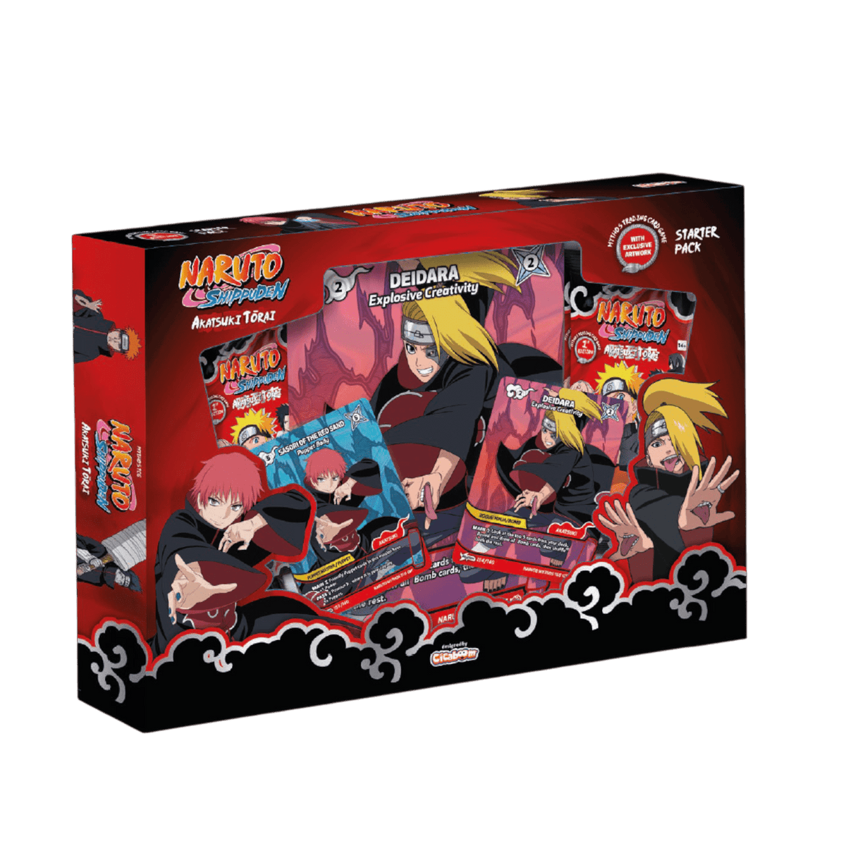 NARUTO Mythos TCG – Naruto Shippuden Deidara: Explosive Creativity Starter Pack (1st Edition)
