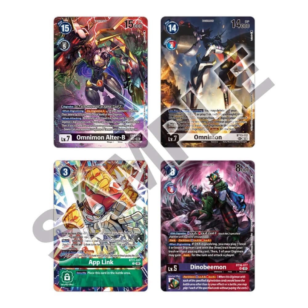 Digimon Card Game: Limited Card Pack Display – Another Knight [LM-07] Cards 4