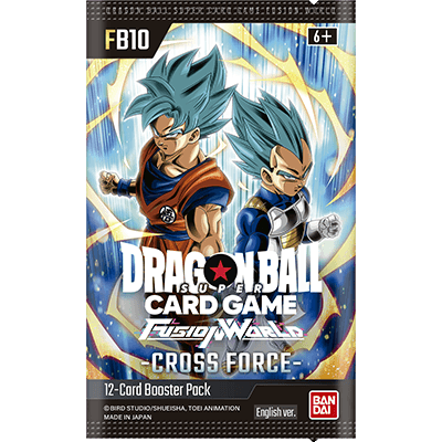 Dragon Ball Super Card Game Fusion World Cross Force [FB10] Booster Pack - Official Bandai product image