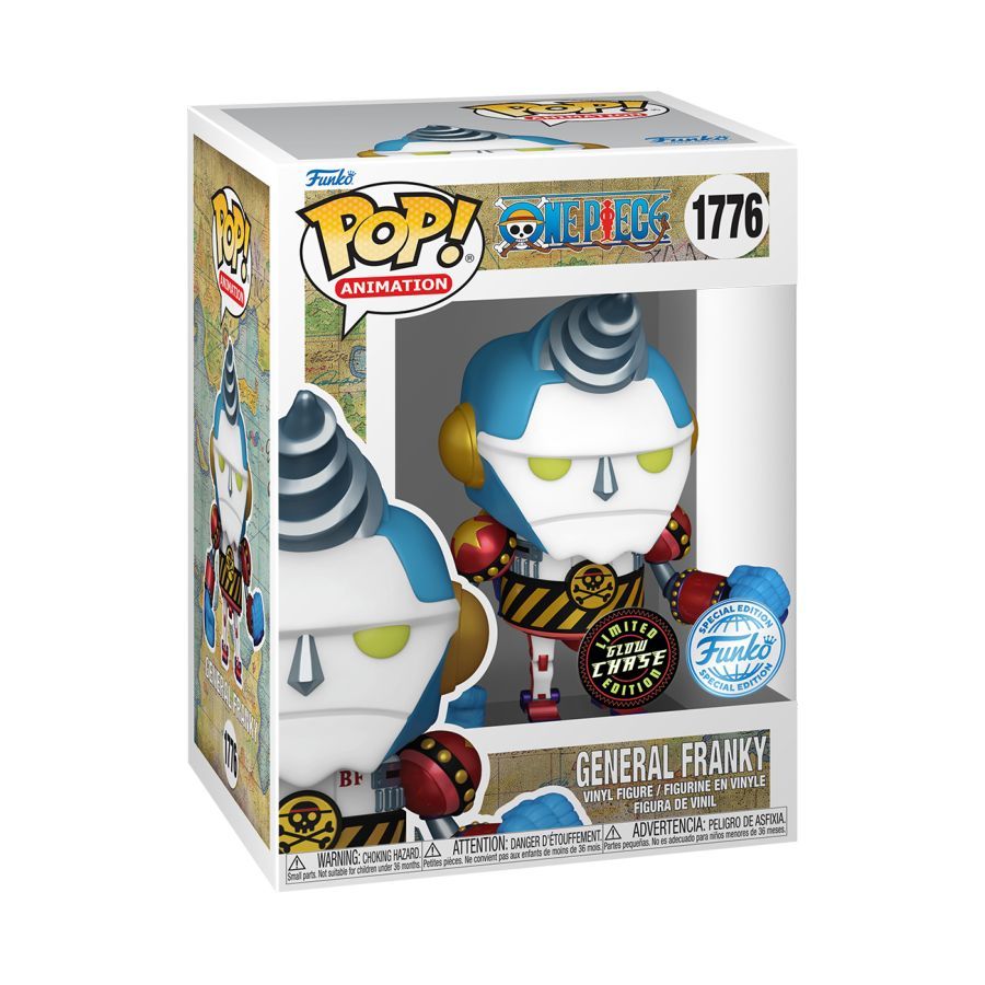 General Franky Funko Pop! – One Piece US Exclusive vinyl figure (view 7)