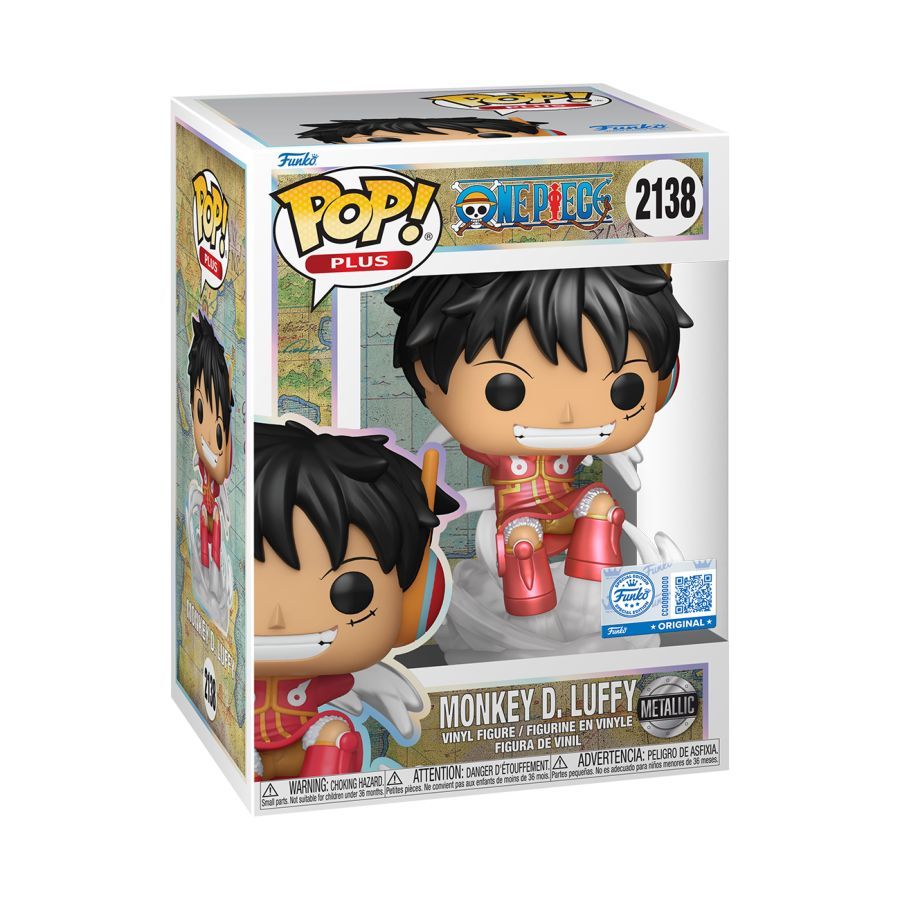 Luffy Egghead Metallic Funko Pop! – One Piece US Exclusive vinyl figure (view 3)