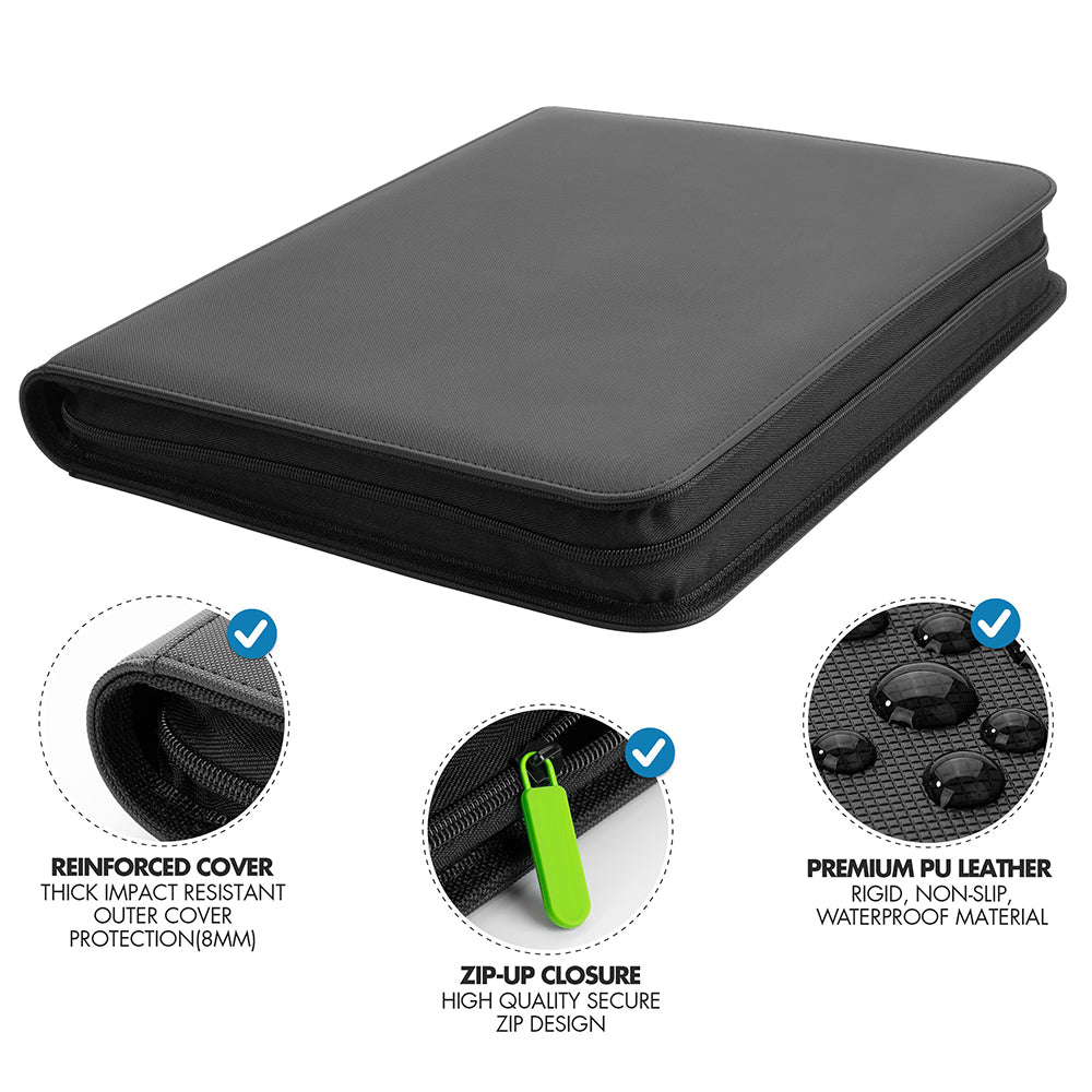 Premium Trading Card Binder – Zip-Up Collector Album