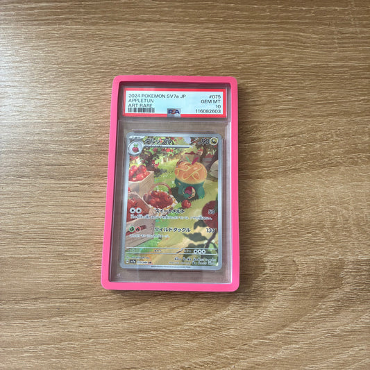 PSA Graded Card Bumper Bubble Gum Pink