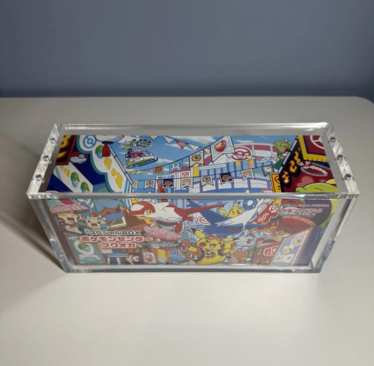 Japanese Pokemon Center Boxes acrylic case Fukuoka
