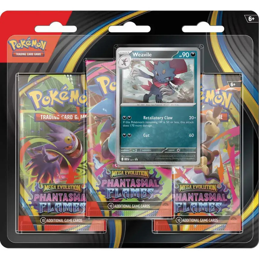 Mega Evolutions Phantasmal Flames 3 Pack