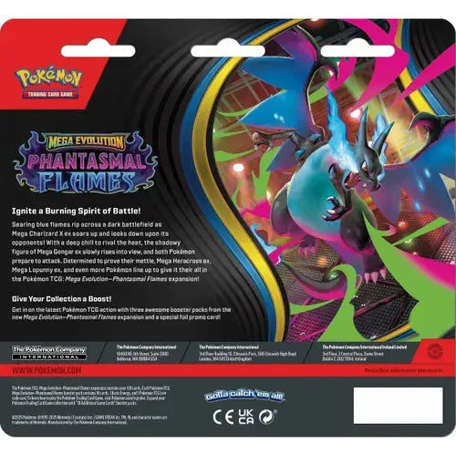 Mega Evolutions Phantasmal Flames 3 pack