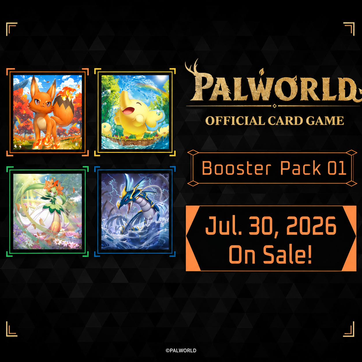 Palworld Card Game: BP01 Dawn of Palpagos - Pal World Booster Box