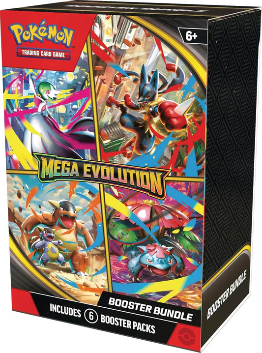 Pokémon Trading Card Game Mega Evolution booster bundle packaging