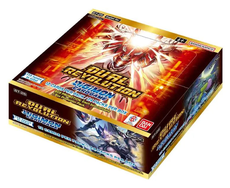Digimon Card Game Dual Revolution [BT-25] Booster Box sealed product at GB Toys Australia