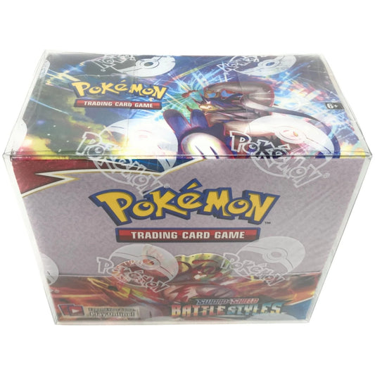 Clear Plastic protector case for Pokemon Booster boxes (PVC)