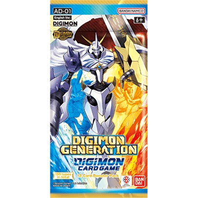 Digimon Card Game Advanced Booster Box: Digimon Generation [AD-01]