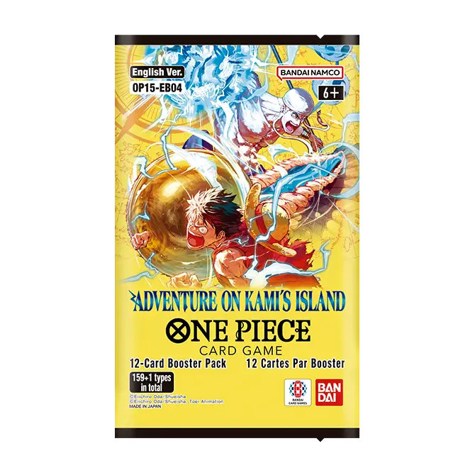 One Piece Card Game Booster Pack Adventure on Kami's Island [OP15-EB04] - Official Bandai product image