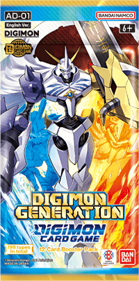 Digimon Card Game Advanced Booster Digimon Generation [AD-01] - Official Bandai product image
